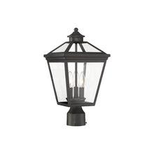 Load image into Gallery viewer, Ellijay Outdoor Post Light in Black.