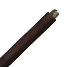 Load image into Gallery viewer, Savoy House Extension Downrod in Dark Wood with Guilded Bronze.