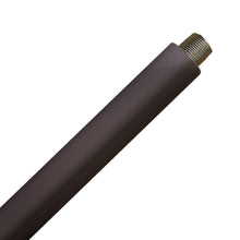 Load image into Gallery viewer, Savoy House Extension Downrod in Matte Black with Gold Hi-Lts.