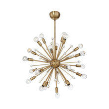 Load image into Gallery viewer, Galea Pendant Light in Warm Brass.