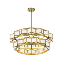 Load image into Gallery viewer, Gideon Multi Tier Chandelier in Detail.