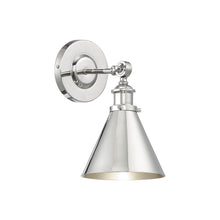 Load image into Gallery viewer, Glenn Adjustable Wall Light in Polished Nickel.