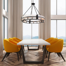 Load image into Gallery viewer, Hudson Pendant Light in dining room.