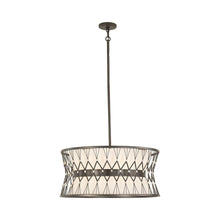 Load image into Gallery viewer, Joliet Drum Pendant Light in Detail.