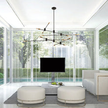 Load image into Gallery viewer, Lyrique Chandelier in living room.