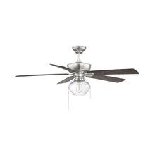 Load image into Gallery viewer, Meridian M2009 Ceiling Fan in Brushed Nickel.