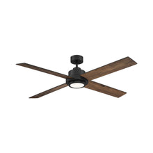 Load image into Gallery viewer, Meridian M2011 LED Ceiling Fan in Matte Black.
