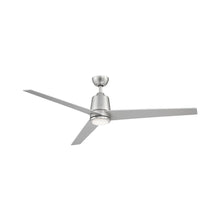 Load image into Gallery viewer, Meridian M2013 LED Ceiling Fan in Brushed Nickel.