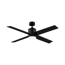 Load image into Gallery viewer, Meridian M2015 LED Ceiling Fan in Matte Black.