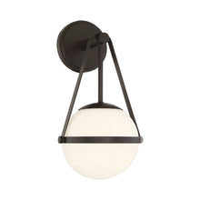 Load image into Gallery viewer, Polson Wall Light in Matte Black.