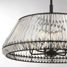 Load image into Gallery viewer, Pyramid Pendant Light in Detail.