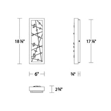 Load image into Gallery viewer, Dreamcatcher Outdoor LED Wall Light - line drawing.