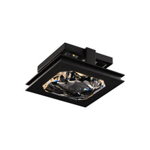 Load image into Gallery viewer, Enchante LED Flush Mount Ceiling Light in Black.