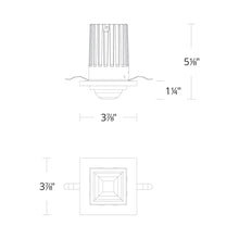 Load image into Gallery viewer, Madison LED Recessed Light - line drawing.