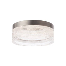 Load image into Gallery viewer, Melange LED Flush Mount Ceiling Light in Brushed Nickel.