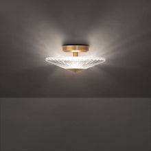 Load image into Gallery viewer, Origami LED Flush Mount Ceiling Light in Detail.