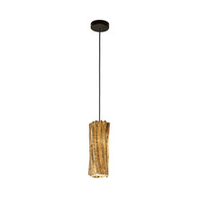 Load image into Gallery viewer, Accordeon LED Pendant Light in Gold.
