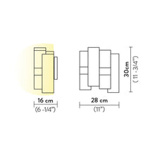 Load image into Gallery viewer, La Lollo Wall Light - line drawing.