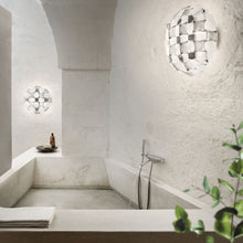 Load image into Gallery viewer, Mida Ceiling / Wall Light in bathroom.