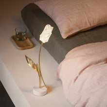 Load image into Gallery viewer, Tulip LED Table Lamp in bedroom.