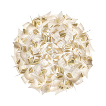 Load image into Gallery viewer, Veli LED Ceiling / Wall Light in White/Gold (Large).