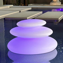 Load image into Gallery viewer, Zen Floating Bluetooth Outdoor LED Lamp in Detail.