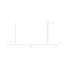 Load image into Gallery viewer, Fino™ LED Pendant Light - line drawing.
