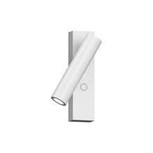Load image into Gallery viewer, Haim Aimable LED Wall Light in Textured White (Single/Without Uplight).