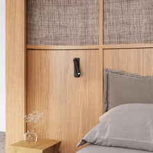 Load image into Gallery viewer, Haim Aimable LED Wall Light in bedroom.