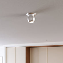 Load image into Gallery viewer, Hemisphere LED Flush Mount Ceiling Light in Detail.