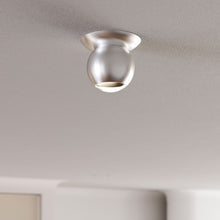 Load image into Gallery viewer, Hemisphere LED Flush Mount Ceiling Light in Detail.