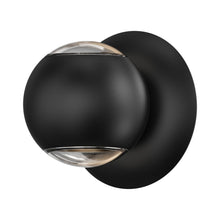 Load image into Gallery viewer, Hemisphere LED Wall Light in Textured Black (Two Side).