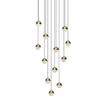 Load image into Gallery viewer, Grapes® 12-Light Round LED Multipoint Pendant Light.