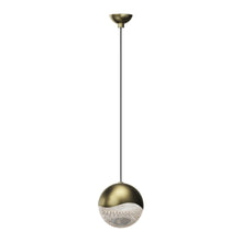 Load image into Gallery viewer, Grapes® LED Pendant Light in Micro-Dome/Brass (Large).