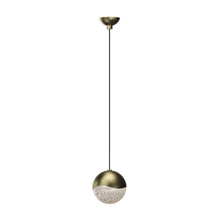 Load image into Gallery viewer, Grapes® LED Pendant Light in Micro-Dome/Brass (Medium).