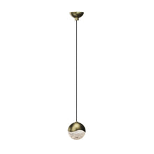 Load image into Gallery viewer, Grapes® LED Pendant Light in Micro-Dome/Brass (Small).