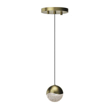 Load image into Gallery viewer, Grapes® LED Pendant Light in Round/Brass (Medium).