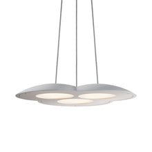 Load image into Gallery viewer, Cloud™ LED Pendant Light in Bright Satin Aluminum/Downlight (Large).