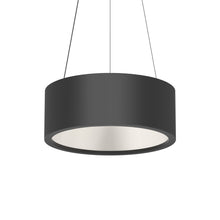 Load image into Gallery viewer, Tromme™ LED Pendant Light in Satin Black (18-Inch Standard).