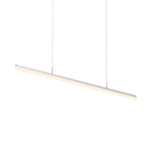 Load image into Gallery viewer, Stiletto LED Pendant Light in Bright Satin Aluminum (Large).