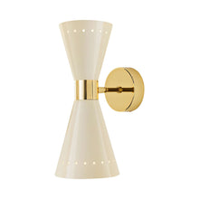 Load image into Gallery viewer, Megafono Wall Light in Ivory (2-Light).
