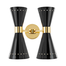 Load image into Gallery viewer, Megafono Wall Light in Black (4-Light).