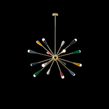 Load image into Gallery viewer, Sputnik Suspension Chandelier in Detail.