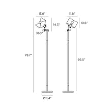 Load image into Gallery viewer, Triedro Floor Lamp - line drawing.