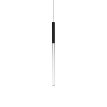 Load image into Gallery viewer, Acrylic LED Pendant Light in Black (Large).