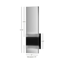 Load image into Gallery viewer, Baya LED Wall Light - line drawing.