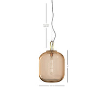 Load image into Gallery viewer, Max Pendant Light - line drawing.