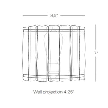 Load image into Gallery viewer, Xylo Wall Light - line drawing.