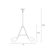 Load image into Gallery viewer, Summer Chandelier - line drawing.