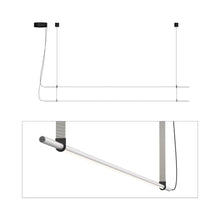 Load image into Gallery viewer, T.O. LED Pendant Light in Matte Light Grey/Light Grey (2-Light).
